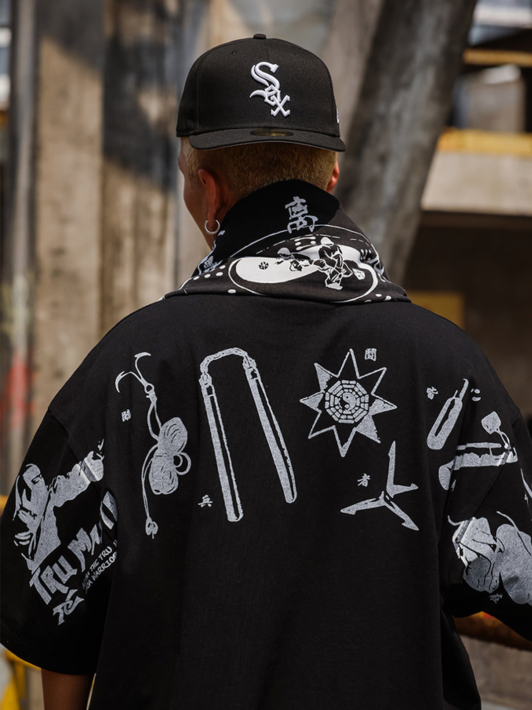 ACUSA | "TRU NINJA MASTA" Oversized Cotton Tee - PSYLOS 1, ACUSA | "TRU NINJA MASTA" Oversized Cotton Tee, Tops, ACUSA, PSYLOS 1